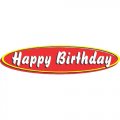 Happy Birthday Light Iron On Stickers (Heat Transfers) version 10