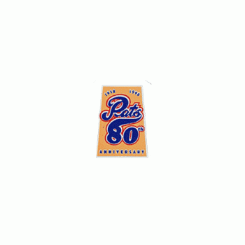 1996 97 Regina Pats Anniversary Logo Light Iron-on Stickers (Heat Transfers)