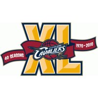 Cleveland Cavaliers Anniversary Logo  Light Iron-on Stickers (Heat Transfers)