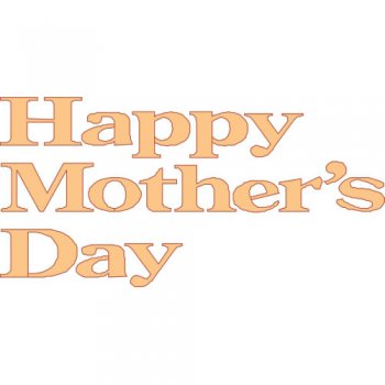 Happy Mother\'s Day Light Iron On Stickers (Heat Transfers) version 1