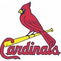 St. Louis Cardinals Primary Logo  Light Iron-on Stickers (Heat Transfers)