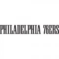 Philadelphia 76ers Script Logo  Light Iron-on Stickers (Heat Transfers) version 1