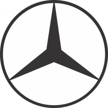 Mercedes-Benz logo Light Iron On Stickers (Heat Transfers) version1