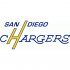 San Diego Chargers Script Logo  Light Iron-on Stickers (Heat Transfers)