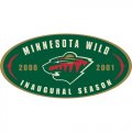 Minnesota Wild Anniversary Logo  Light Iron-on Stickers (Heat Transfers)