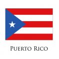 PUERTO RICO Flags light iron ons