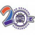 Sacramento Kings Anniversary Logo  Light Iron-on Stickers (Heat Transfers)