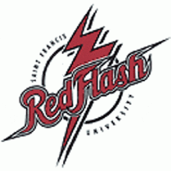 2001-Pres Saint Francis Red Flash Primary Logo Light Iron-on Stickers (Heat Transfers)