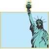 Statue of Liberty Light Iron On Stickers (Heat Transfers) version 1