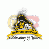 2008 09 Kingston Frontenacs Anniversary Logo Light Iron-on Stickers (Heat Transfers)