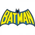 Batman Light Iron On Stickers (Heat Transfers) version 3