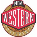 NBA Western Conference Primary Logo  Light Iron-on Stickers (Heat Transfers)