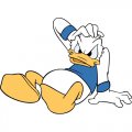 Donald Duck Light Iron On Stickers (Heat Transfers) version 8