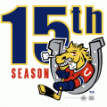 2009 10 Barrie Colts Anniversary Logo Light Iron-on Stickers (Heat Transfers)