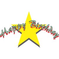 Happy Birthday Light Iron On Stickers (Heat Transfers) version 8