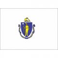 Massachusetts State Flag Light Iron On Stickers (Heat Transfers)