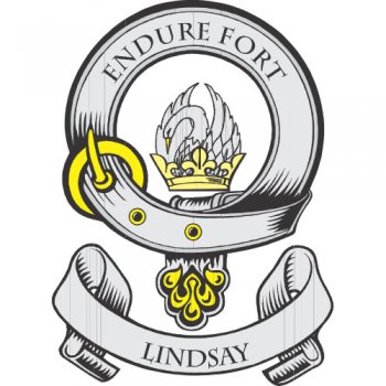 Lindsay Clan Badge Light Iron On Stickers (Heat Transfers)