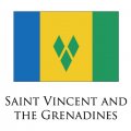 SAINT VINCENT AND THE GRENADINES Flags light iron ons