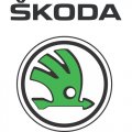 Skoda logo Light Iron On Stickers (Heat Transfers)