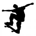 Jumping Skateboarder