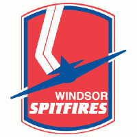 1987 88-2007 08 Windsor Spitfires Primary Logo Light Iron-on Stickers (Heat Transfers)