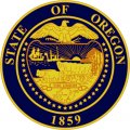 Oregon Seal Light Iron On Stickers (Heat Transfers)