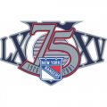 New York Rangers Anniversary Logo  Light Iron-on Stickers (Heat Transfers)