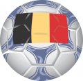 Belgium Soccer Light Iron-on Stickers (Heat Transfers)