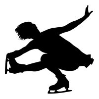 One leg Aerobic Womans Figure Skating