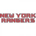 New York Rangers Script Logo  Light Iron-on Stickers (Heat Transfers) version 2