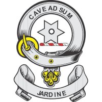 Jardine Clan Badge Light Iron On Stickers (Heat Transfers)