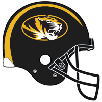 0-Pres Missouri Tigers Helmet Logo Light Iron-on Stickers (Heat Transfers)